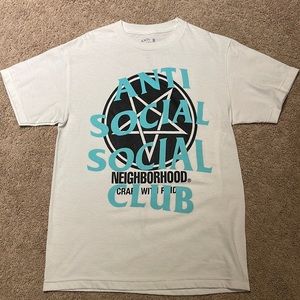 Anti Social Social Club White T-Shirt Medium NWOT